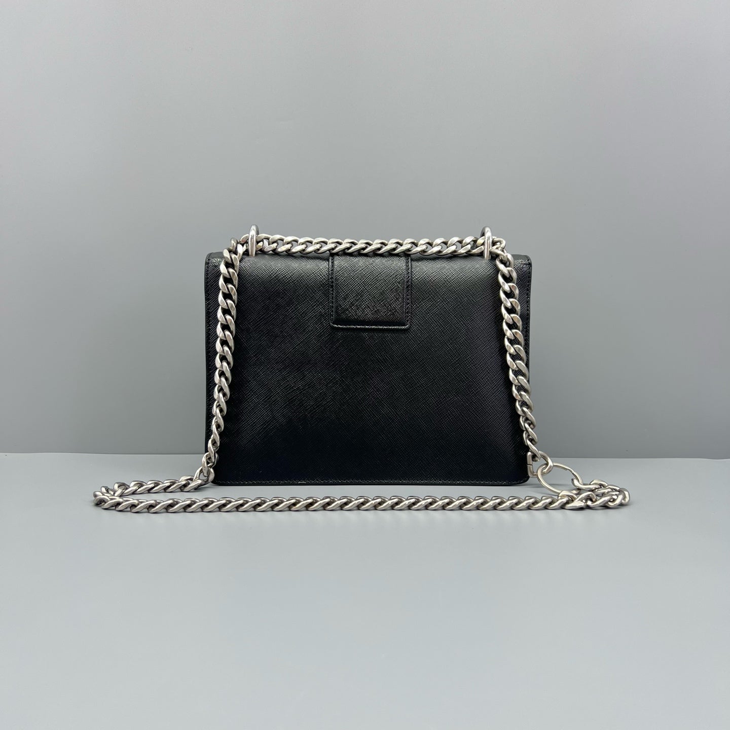 Prada - Chain Bag - Saffiano leather - Black - (small)