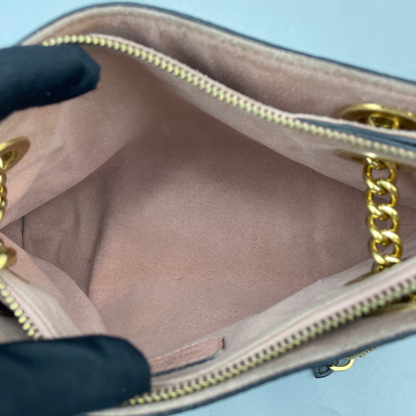 Louis Vuitton - Surene BB Chain Bag - Monogram coated canvas and grained leather - Brown and Pink - (mini)
