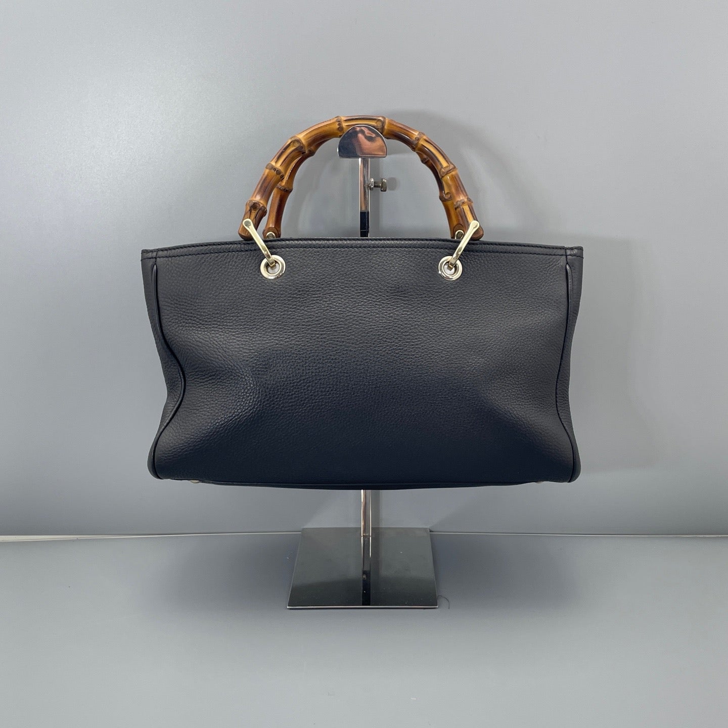 Gucci - Bamboo Handle Tote - Leather - Black - (medium)