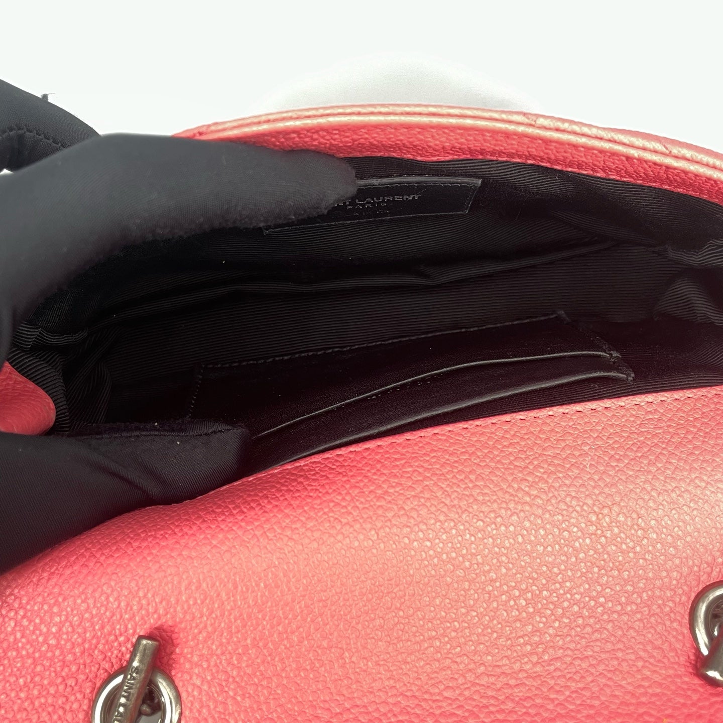 Saint Laurent - College Mini Messenger Bag - Leather - Pink - (mini)