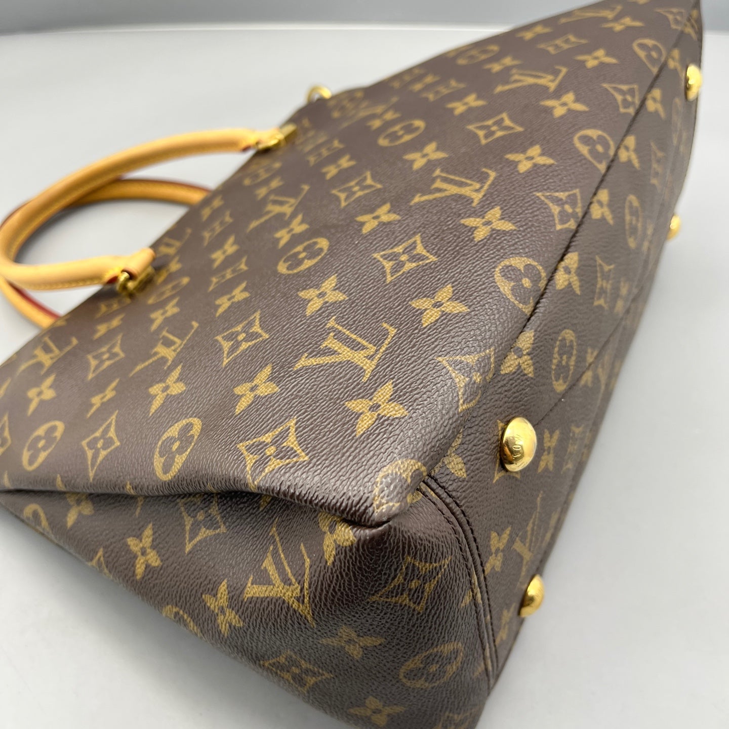 Louis Vuitton - Totally MM - Monogram coated canvas, Vachetta leather - Brown, Red - (Medium)