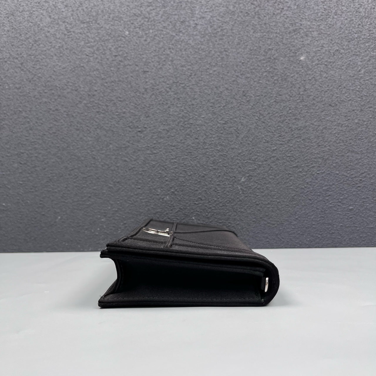 Dior - Diorama Chain Wallet - Satin - Black - (mini)