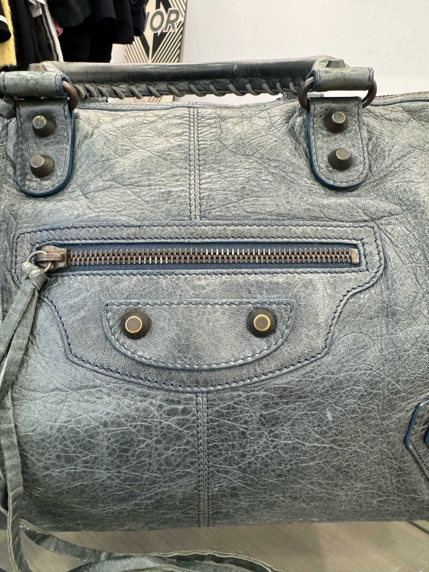 Balenciaga - Classic City - Leather - Blue - (medium)