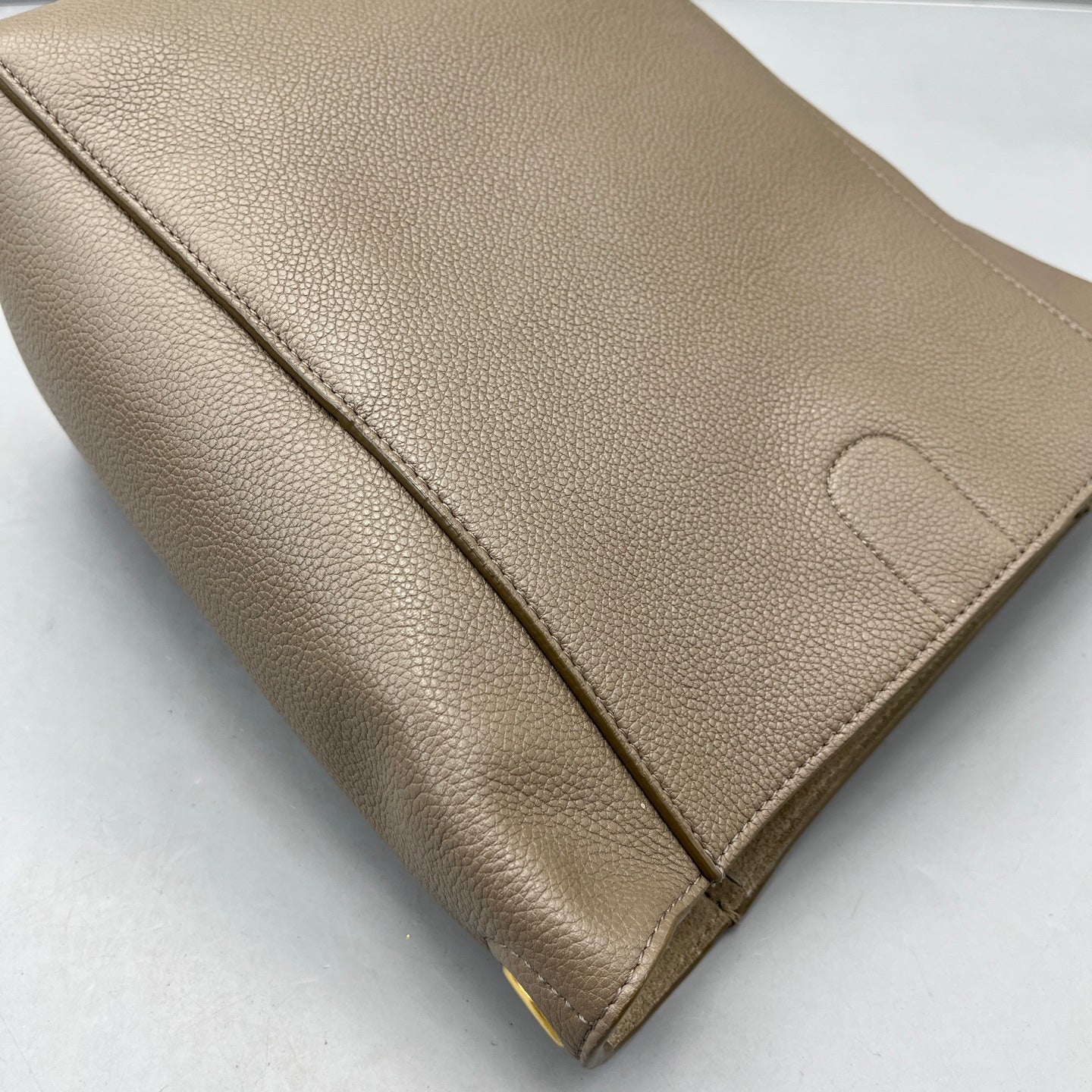 Celine - Small Bucket Bag - Grained leather - Grey - (small)