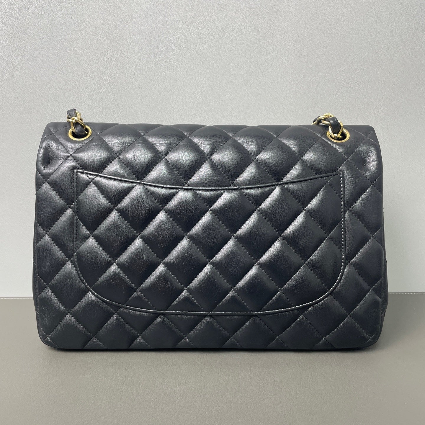 Chanel - Classic Flap Jumbo - Caviar leather - Black - (Large)