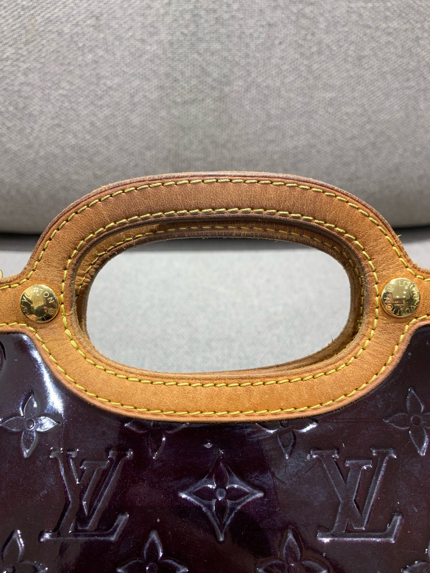 Louis Vuitton - Doctor Bag - Patent leather - Burgundy - (medium)