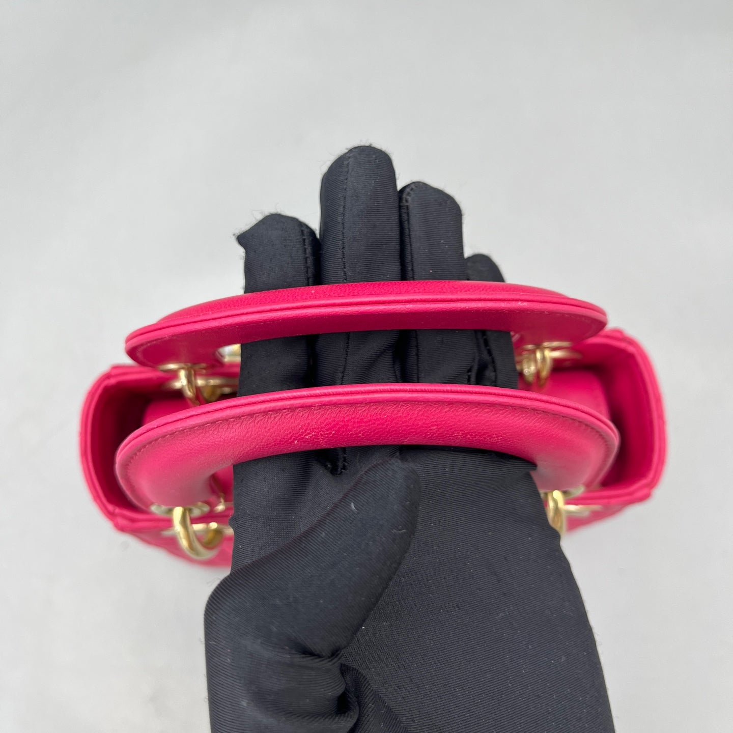 Dior - Lady Dior - Lambskin leather - Pink - (Mini)