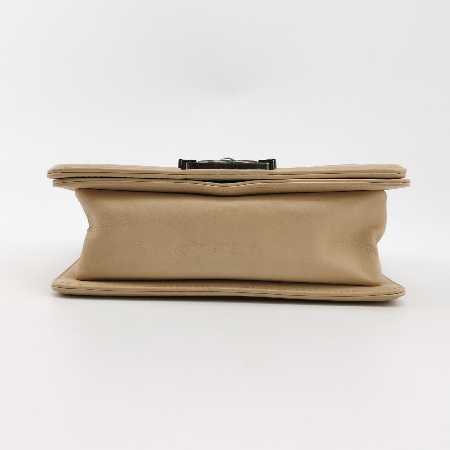 Chanel - Le Boy Small Quilted - Leather - Beige - (Small)