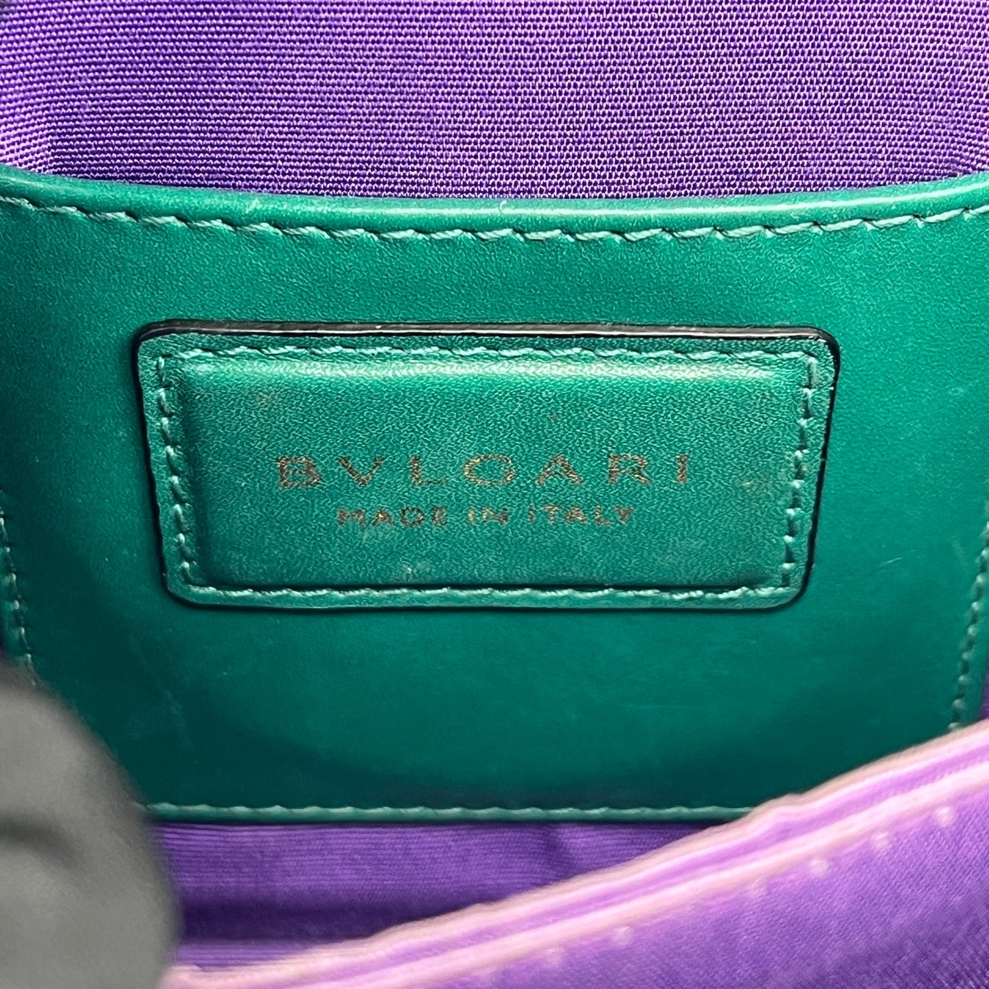 Bvlgari - Serpenti Forever Accordion Bag - Calfskin leather - Green - (Small)