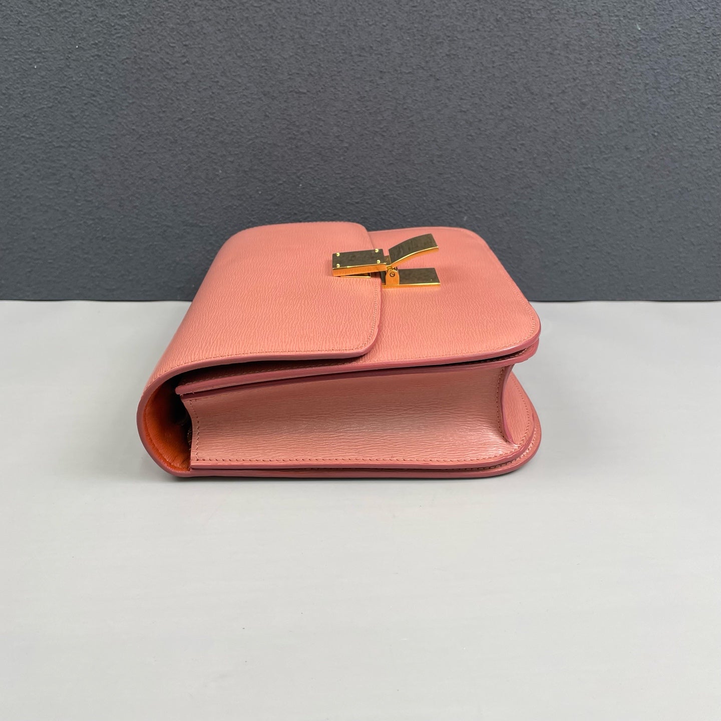 Celine - Medium Box Bag - Grained calfskin leather - Pink - (medium)