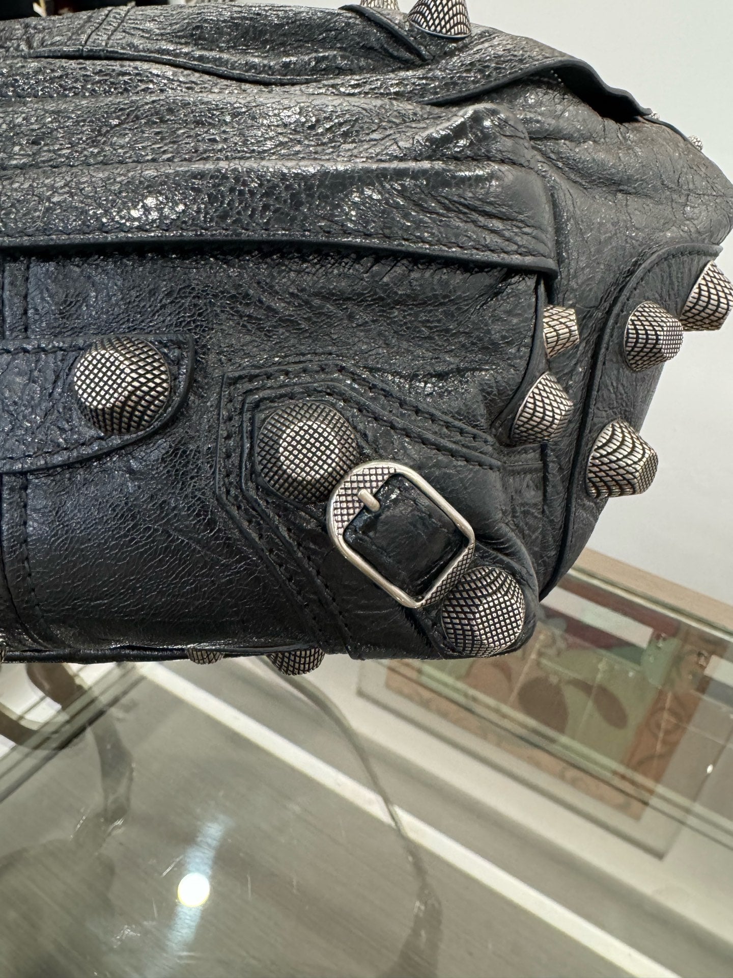 Balenciaga - Cagole - Leather - Black - (Medium)