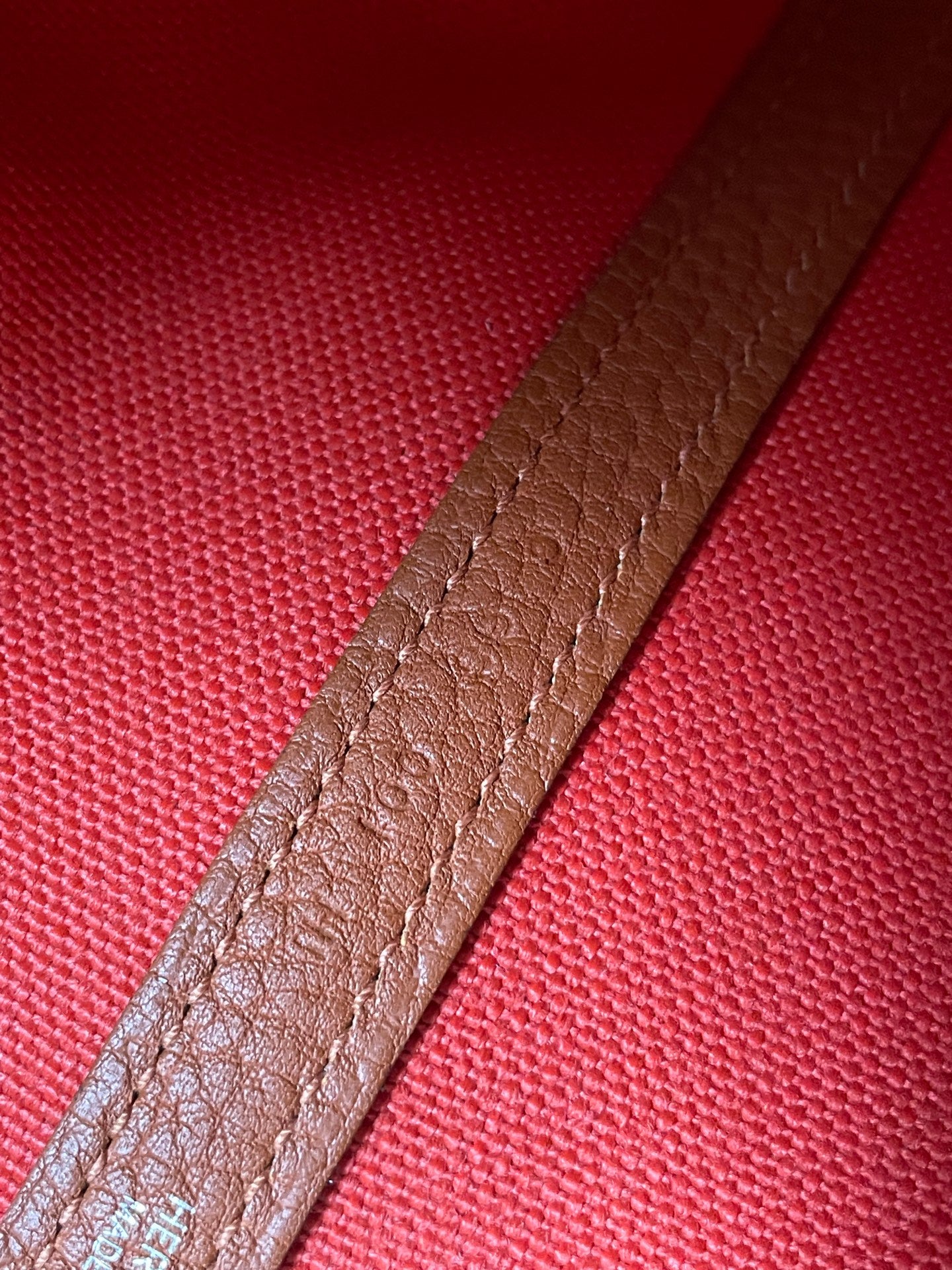 Hermes - Garden Party 30 - Canvas with Leather trim - Brick Red and Chestnut Brown - (Medium)