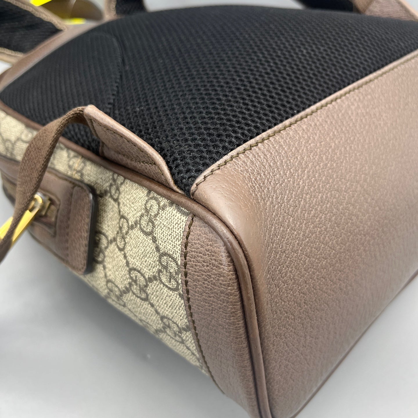 Gucci - Ophidia Mini Backpack - GG Supreme canvas with leather trim - Ebony (Brown) - (Small)