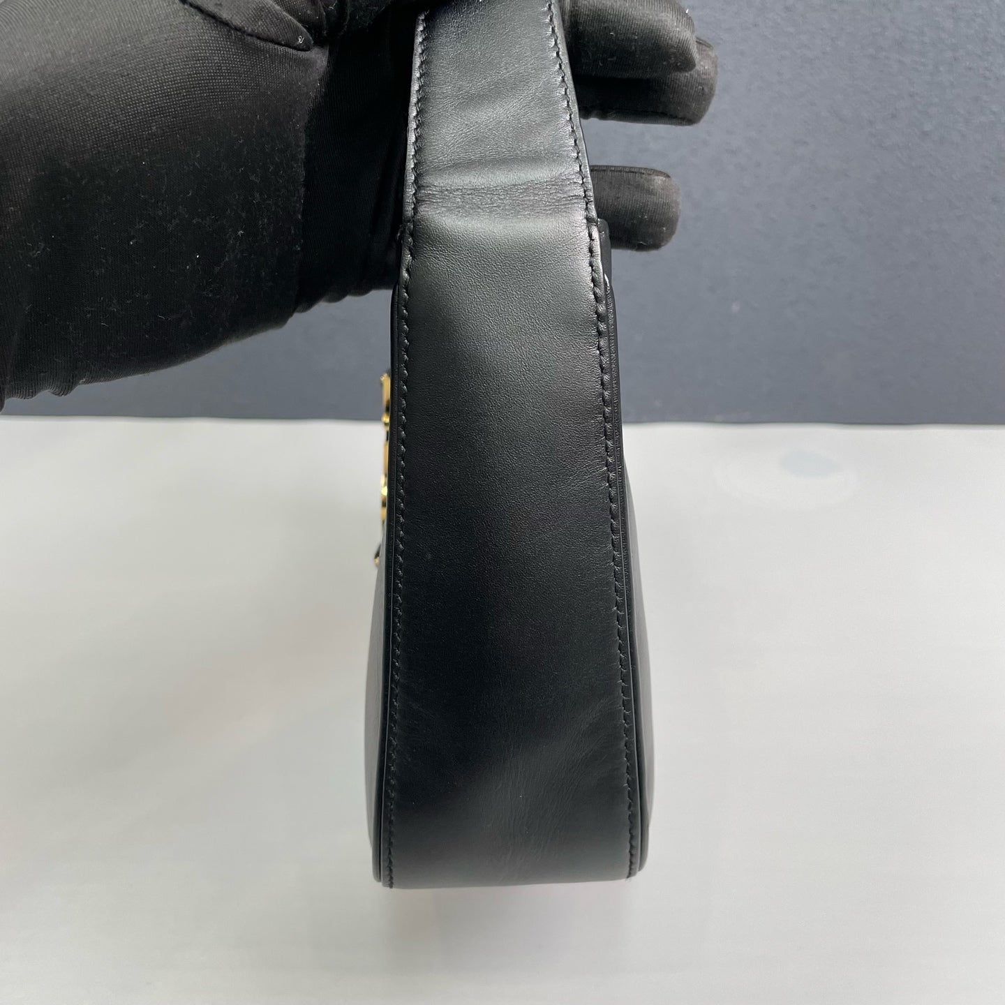 Saint Laurent - LE 5 A 7 - Leather - Black - (mini)