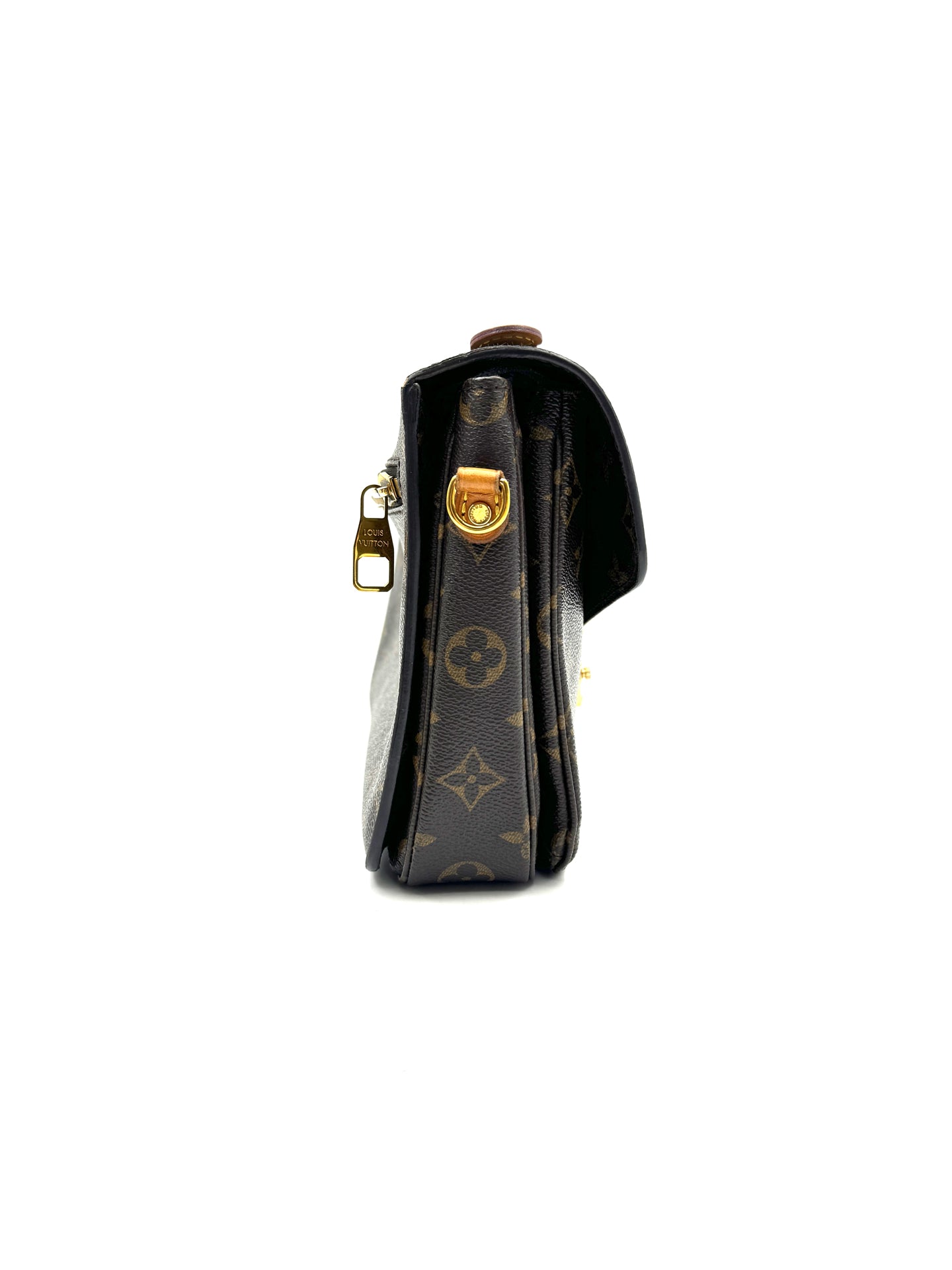 Louis Vuitton - Pochette Metis - Monogram coated canvas with cowhide leather trim - Brown - (Medium)