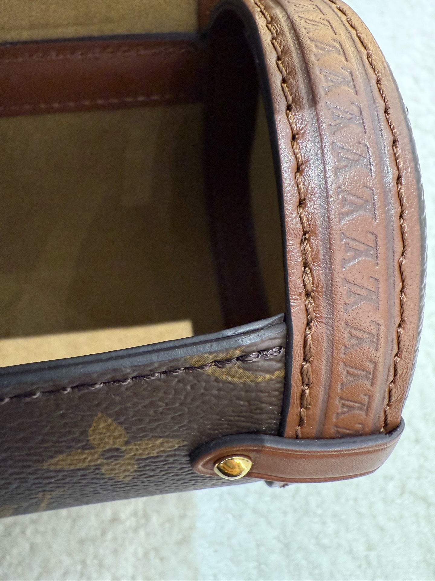 Louis Vuitton - Papillon Trunk - Monogram coated canvas with Vachetta leather trim - Brown - (Mini)