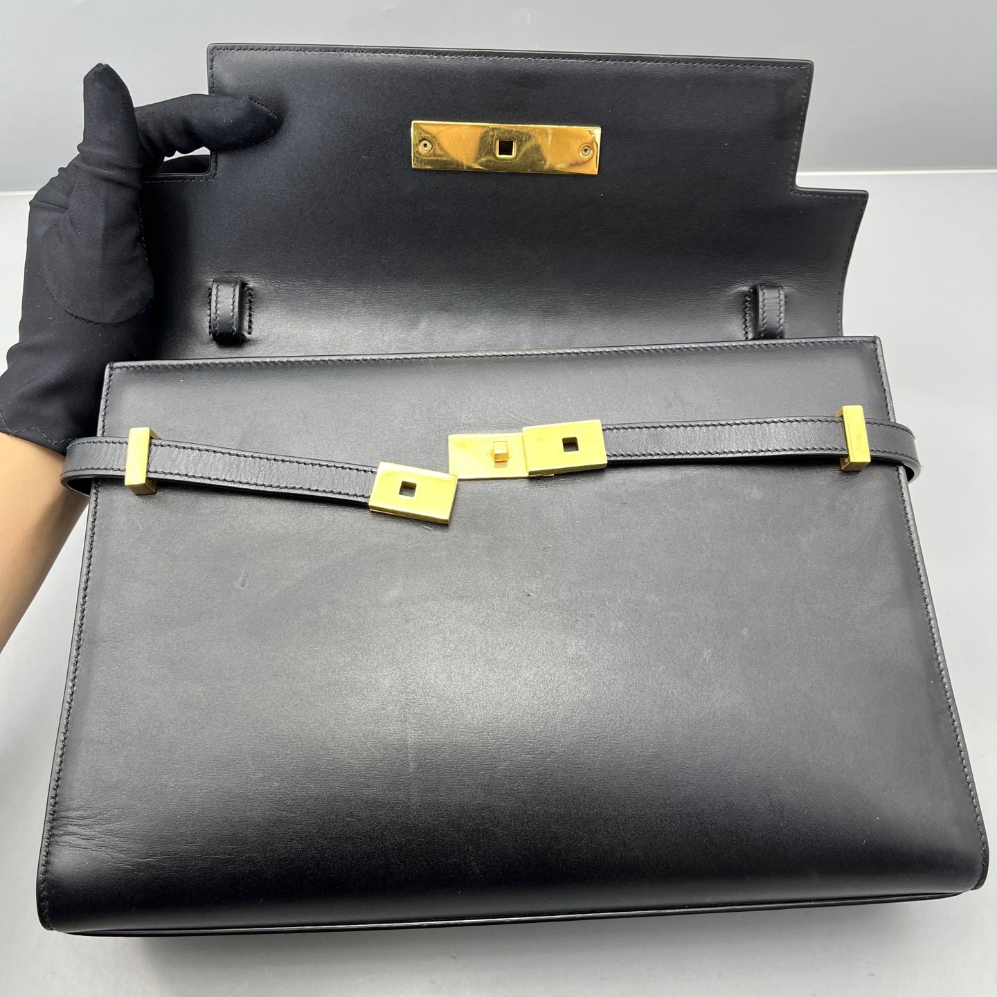 Saint Laurent - Manhattan - Leather - Black - (medium)
