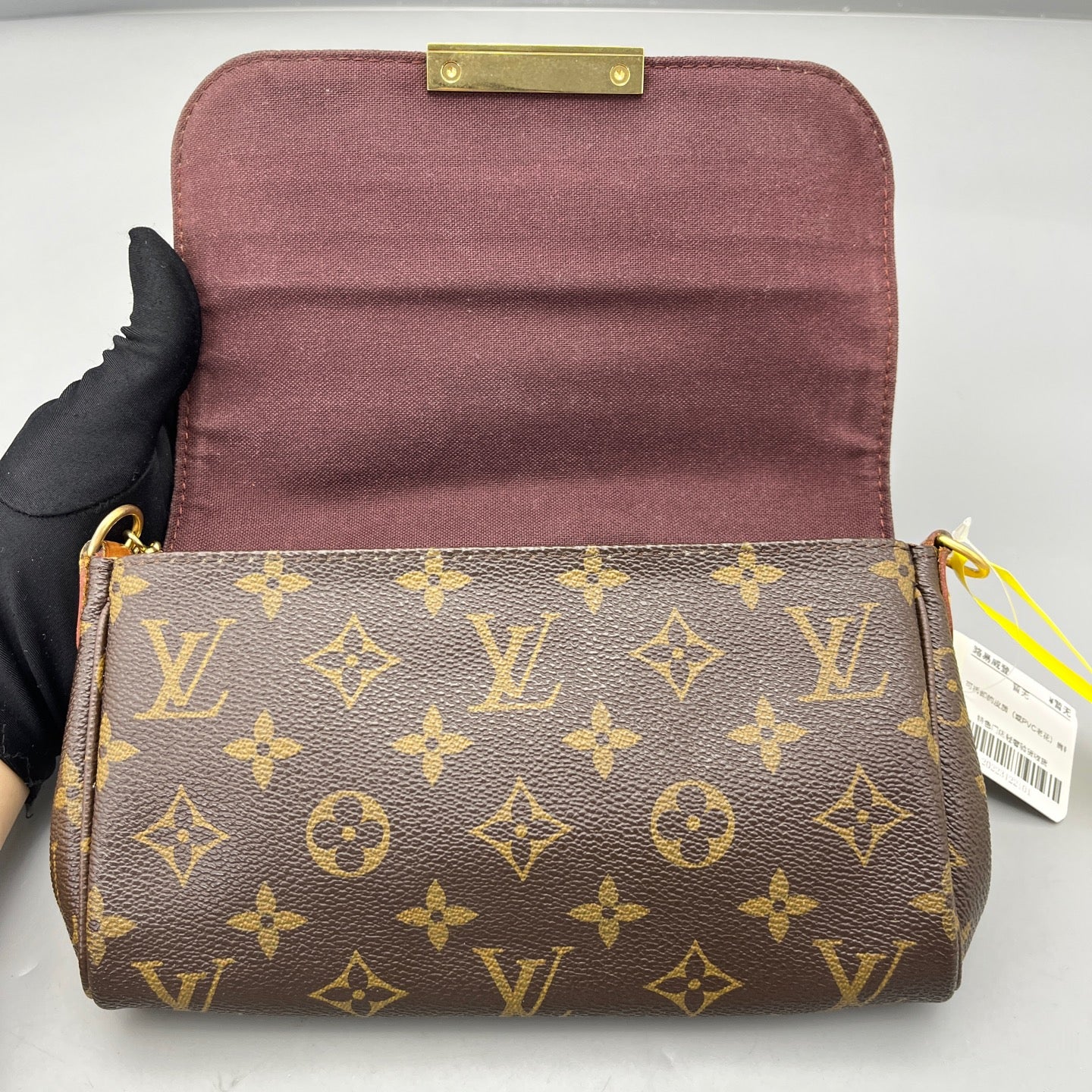 Louis Vuitton - Pochette Felicie - Monogram coated canvas with leather trim - Brown - (small)