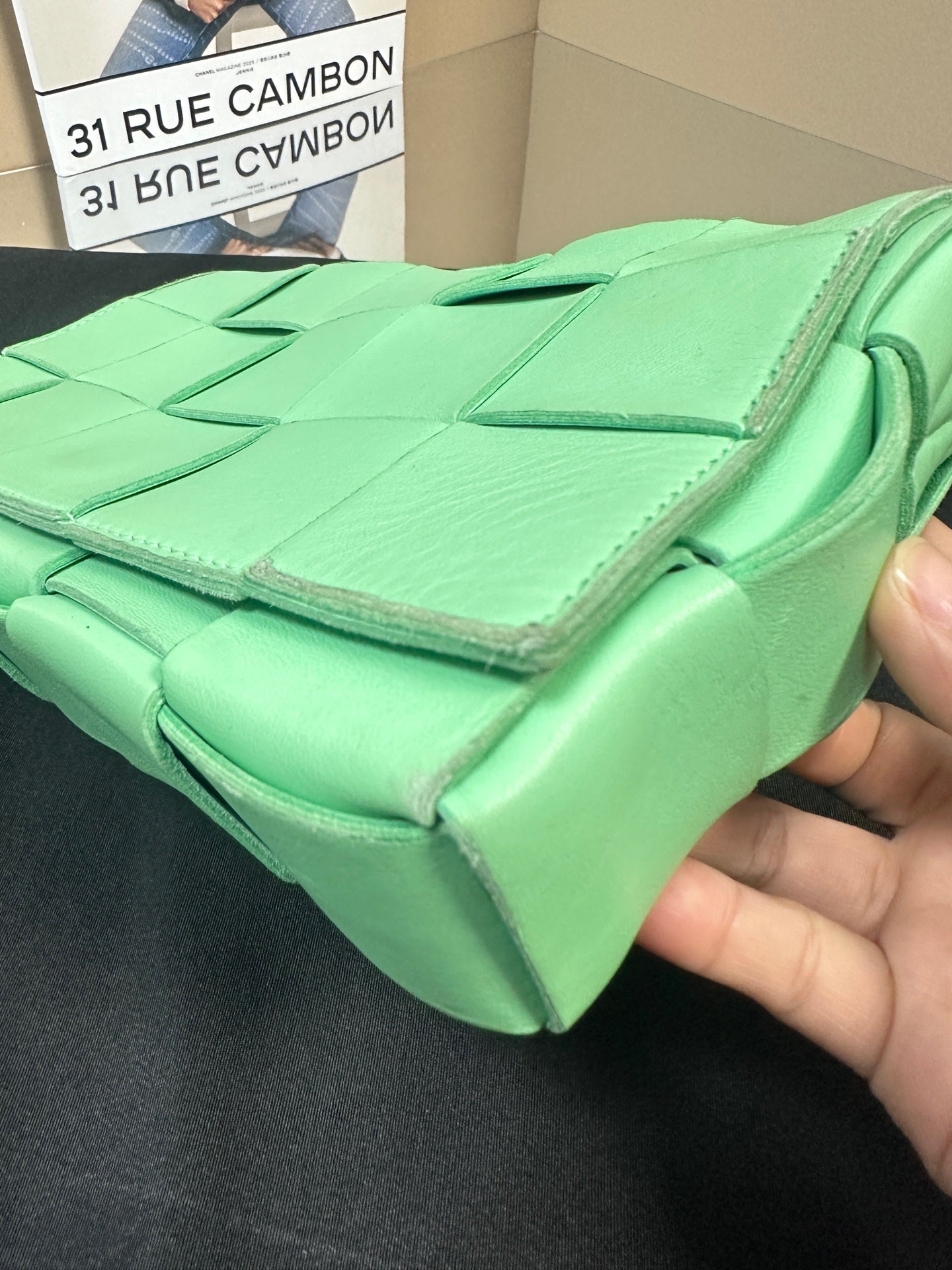 Bottega Veneta - Padded Cassette - Lambskin leather - Green - (small)