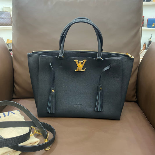 Louis Vuitton - Lockmeto - Leather - Black - (medium)