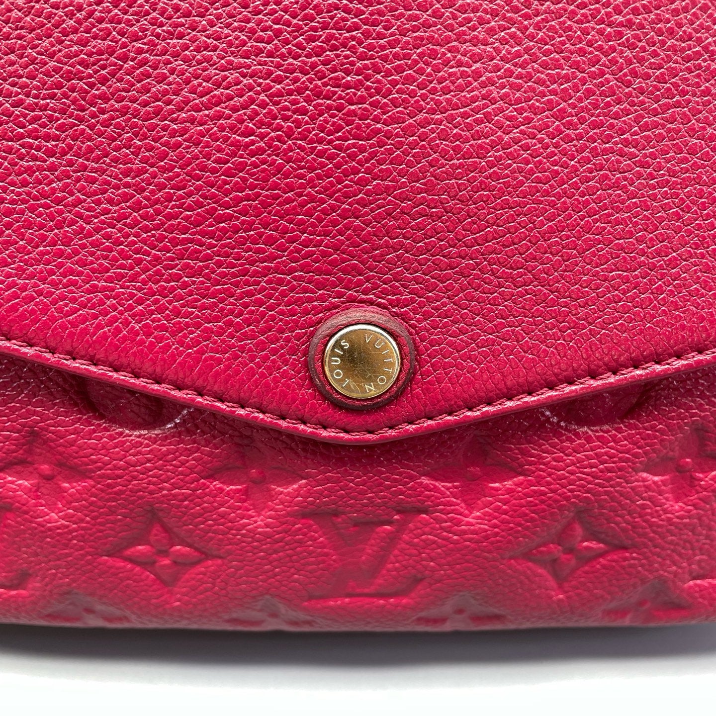 Louis Vuitton - Twice - Leather - Burgundy - (Small)