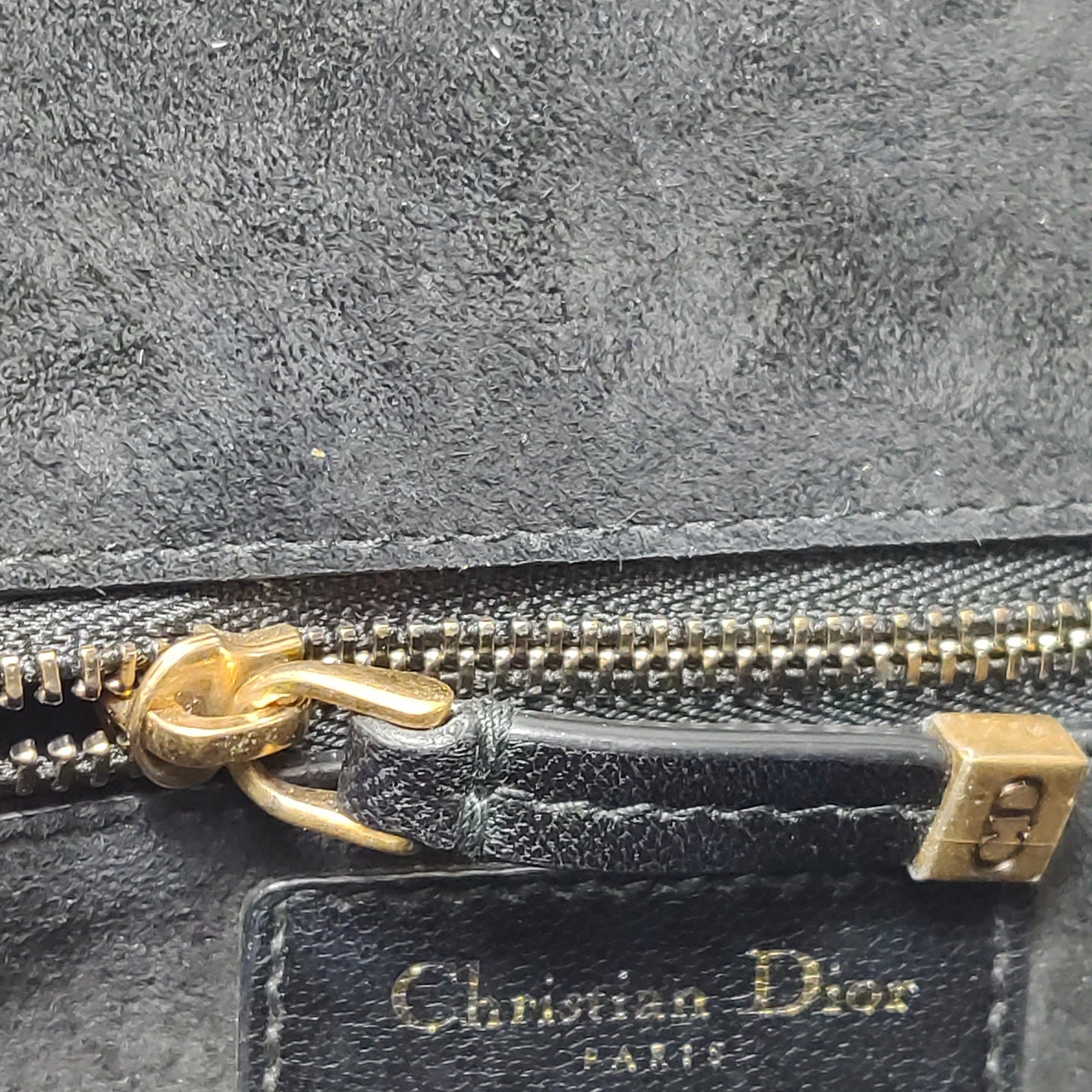 Dior - Studded Flap Bag - Leather - Black - (mini)
