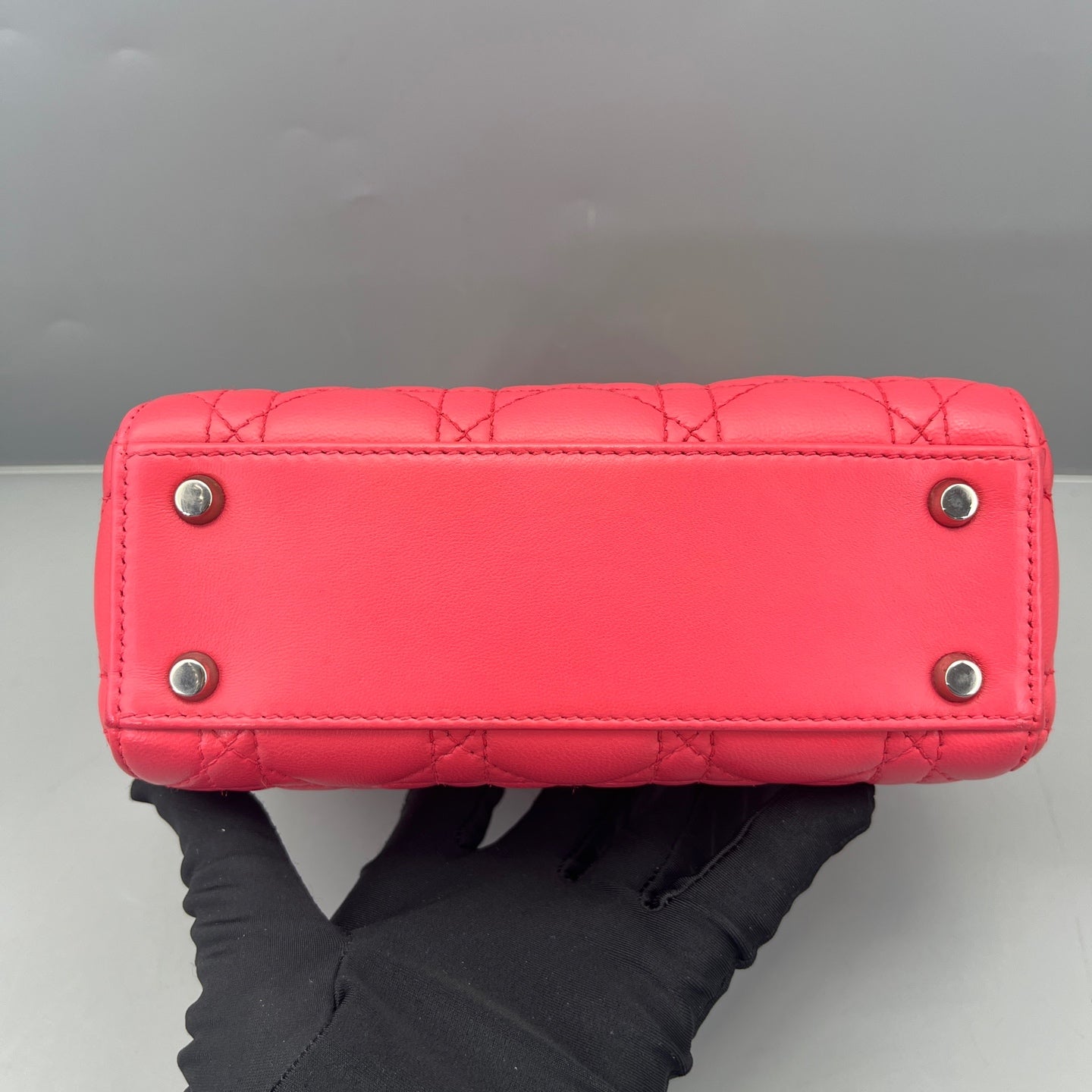 Dior - Lady Dior Mini - Lambskin leather - Pink - (mini)