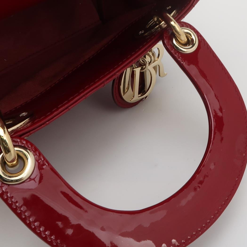 Dior - Lady Dior Micro - Patent leather - Red - (mini)