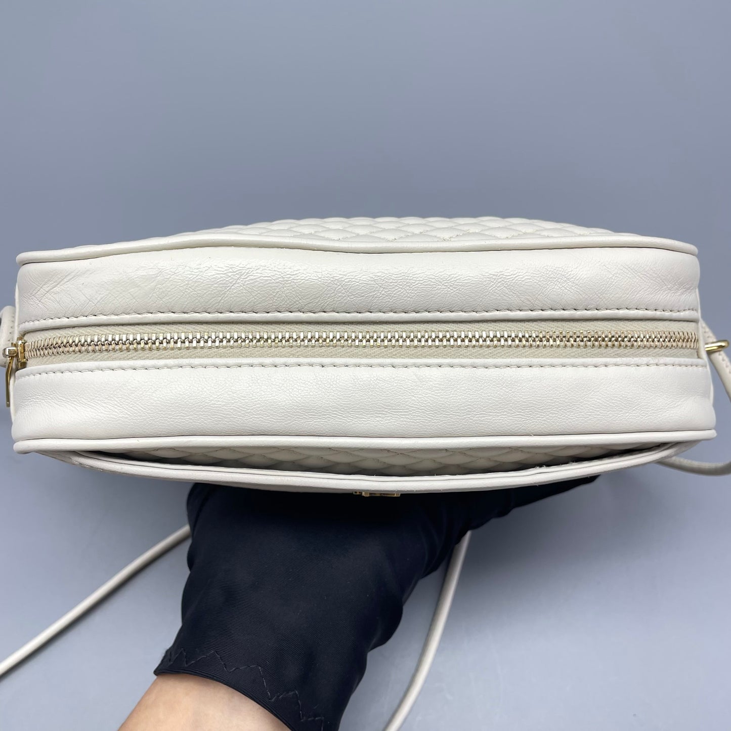 Saint Laurent - Lou Camera Bag - Leather - White - (Small)