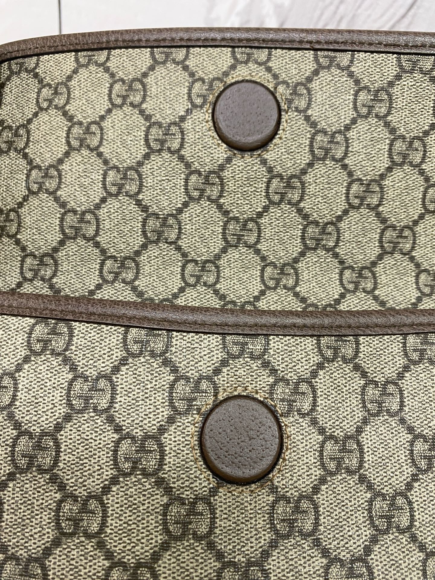 Gucci - Tiger Head Belt Bag - GG Supreme canvas with leather trim - Beige - (small)