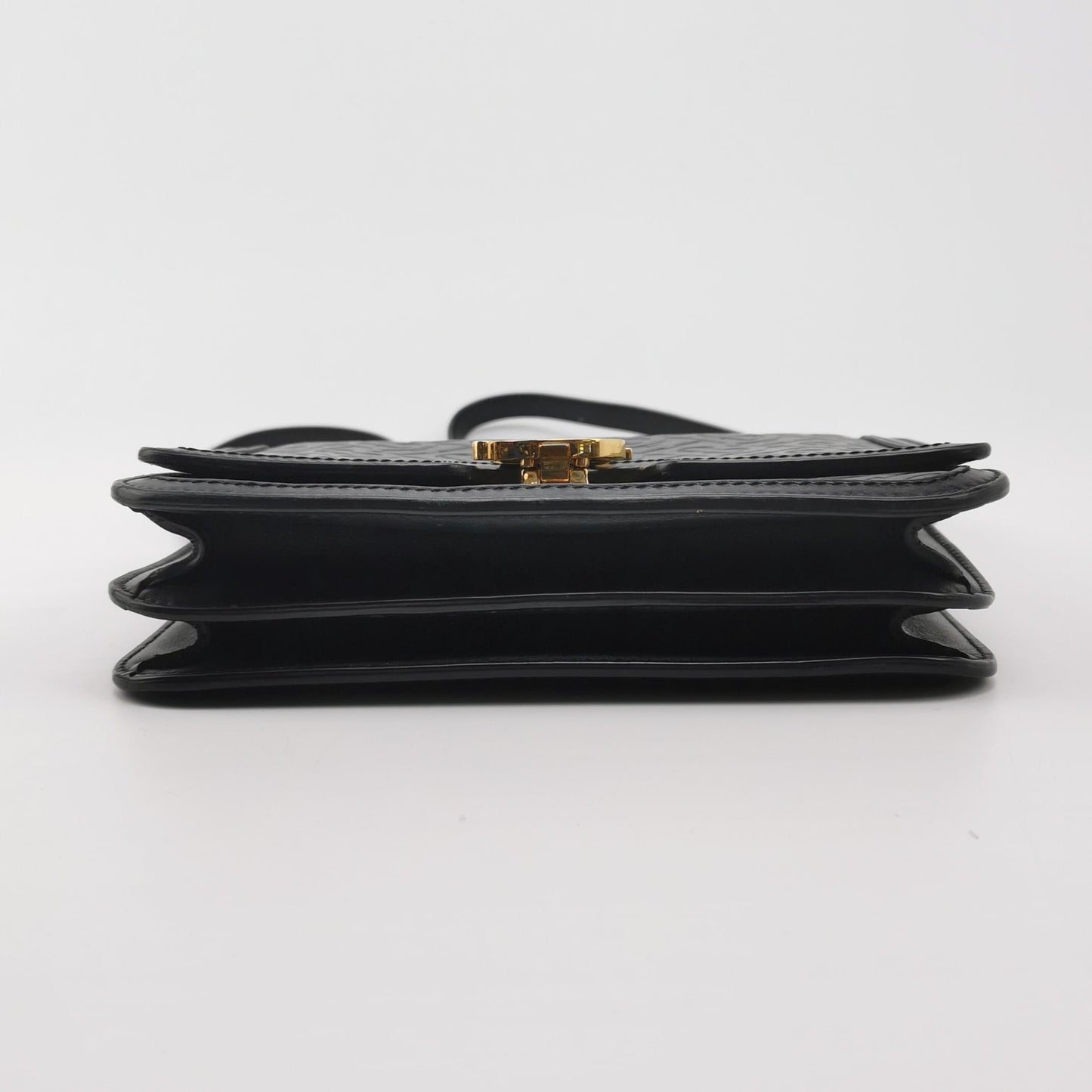 Burberry - Medium Exclusive Monogram Embossed TB Bag - Cowhide leather - Black - (Medium)