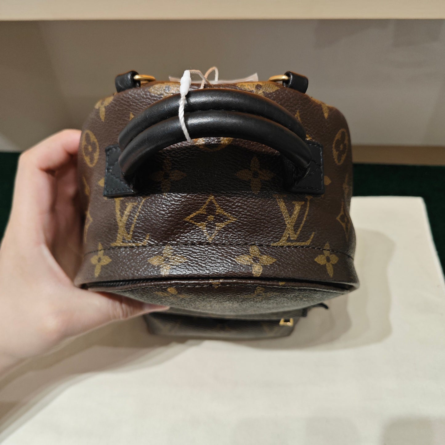 Louis Vuitton - Palm Springs Mini - Monogram coated canvas with leather trim - Brown - (mini)