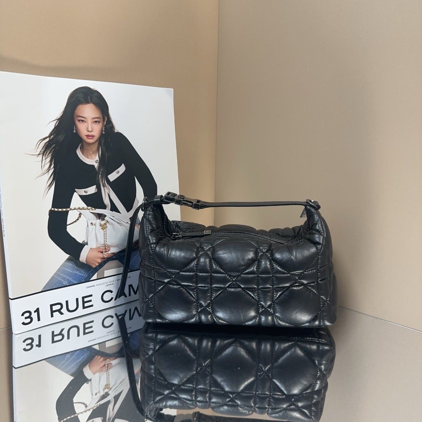 Dior - Lunchbox Bag - Calf leather - Black - (Small)