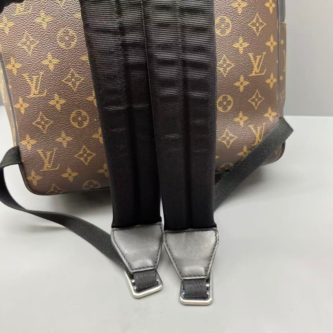 Louis Vuitton - Josh Backpack - Monogram coated canvas with leather trim - Brown - (large)