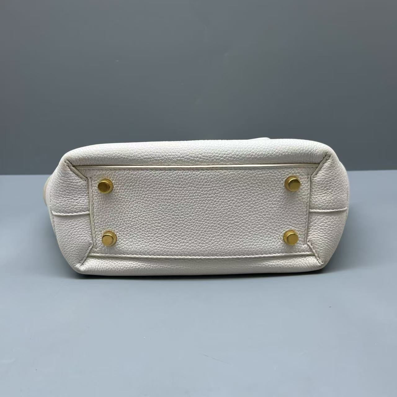 Bottega Veneta - Arco Shoulder Bag - Leather - White - (small)