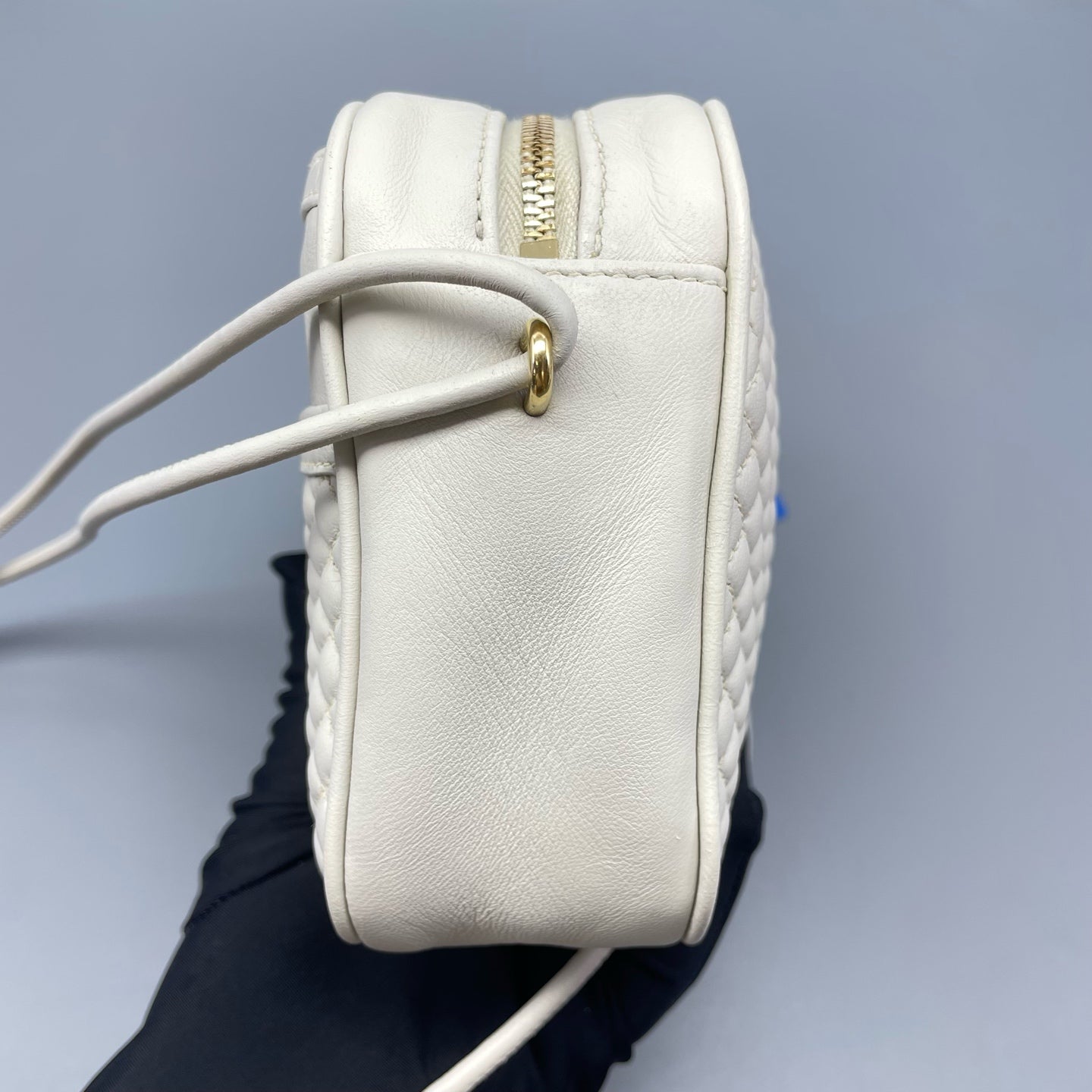 Saint Laurent - Lou Camera Bag - Leather - White - (Small)