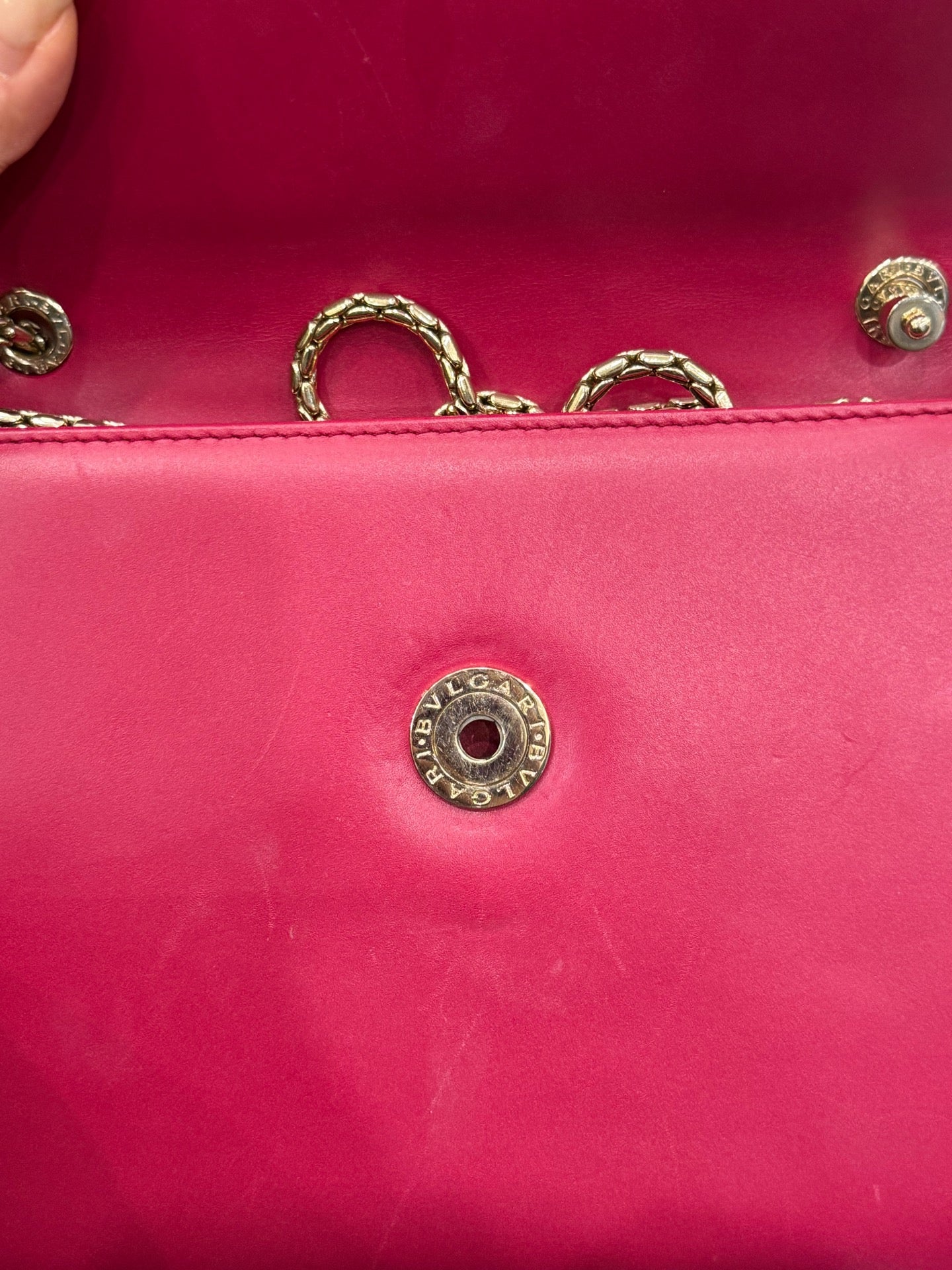 Bvlgari - Serpenti Forever Chain Bag - Exotic leathers - Stingray and Leather - Pink - (small)