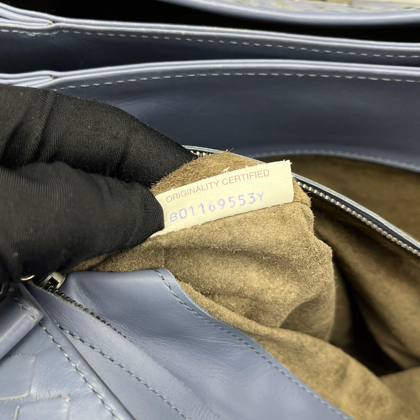 Bottega Veneta - Intrecciato Woven Tote - Intrecciato woven leather - Light Blue - (Large)