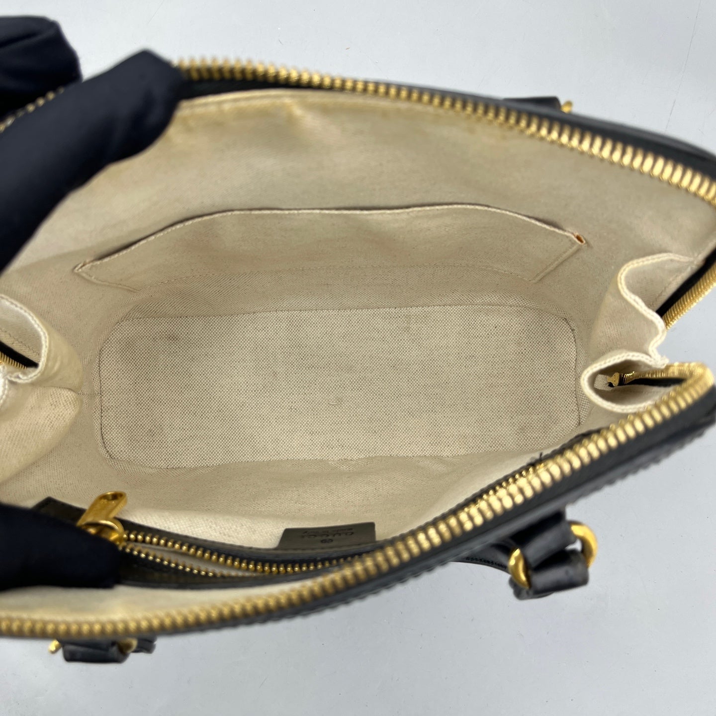Gucci - 1955 Horsebit Dome Bag - Leather - Black - (medium)