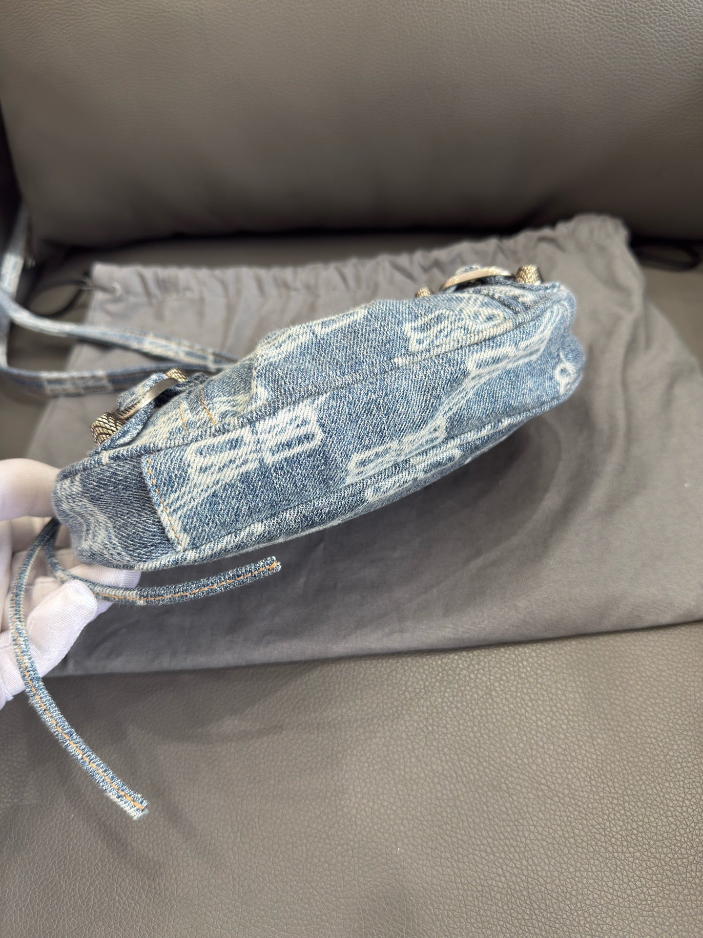 Balenciaga - Le Cagole Mini Shoulder Bag - Denim - Blue - (mini)