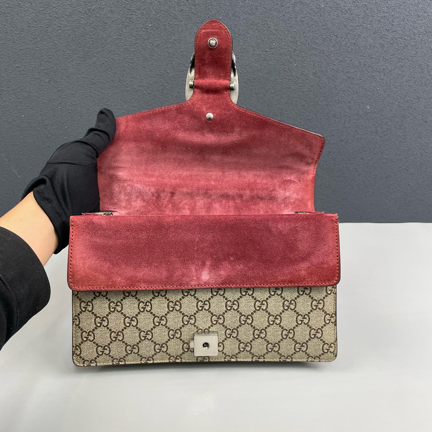Gucci - Dionysus Small Shoulder Bag - GG Supreme canvas with suede and leather trim - Multicolour - (Small)