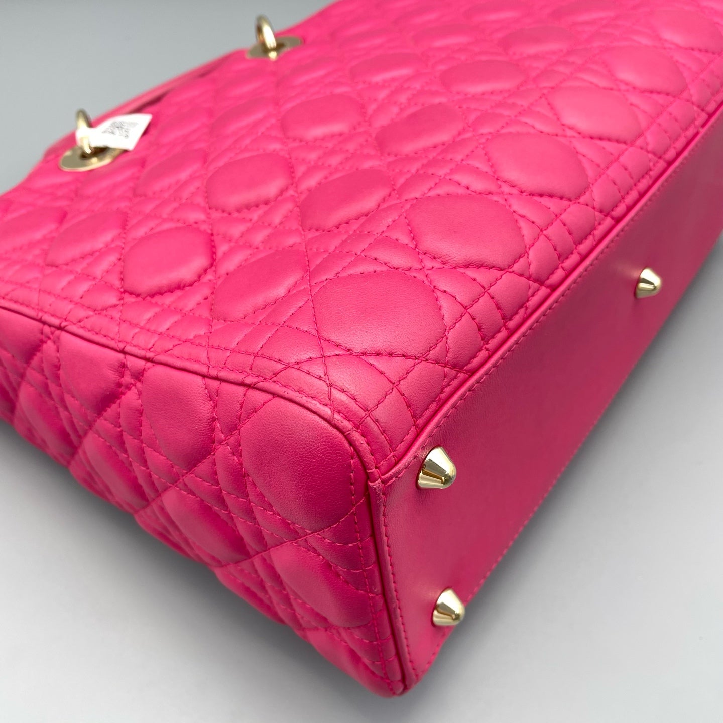 Dior - Lady Dior - Leather - Pink - (Large)