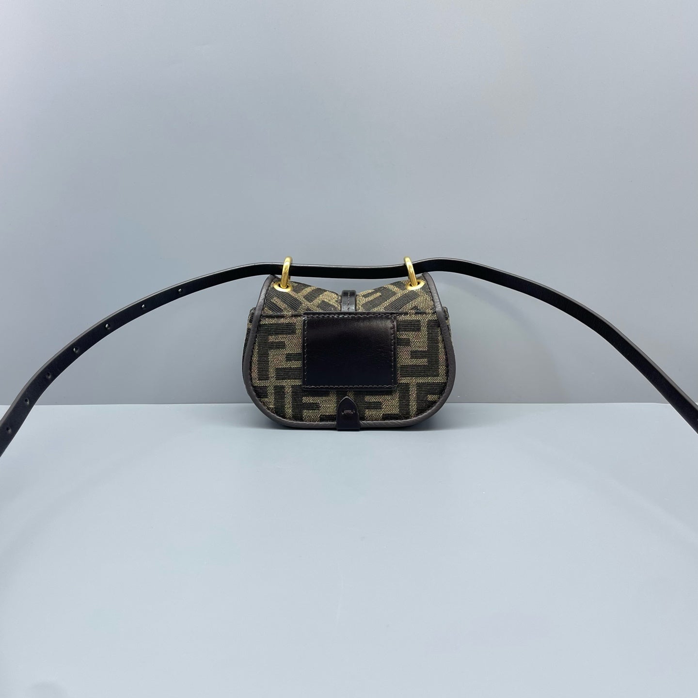 Fendi - Mini Baguette - Canvas and Leather - Brown - (mini)
