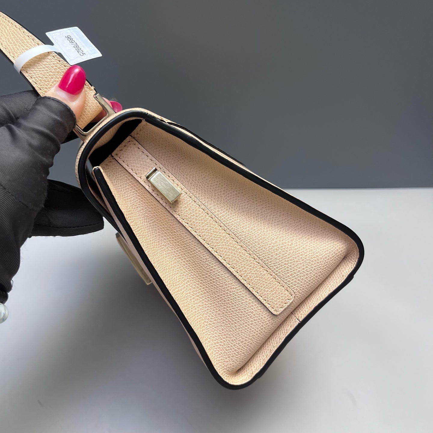 Valextra - Inside Bag - Leather - Beige - (small)
