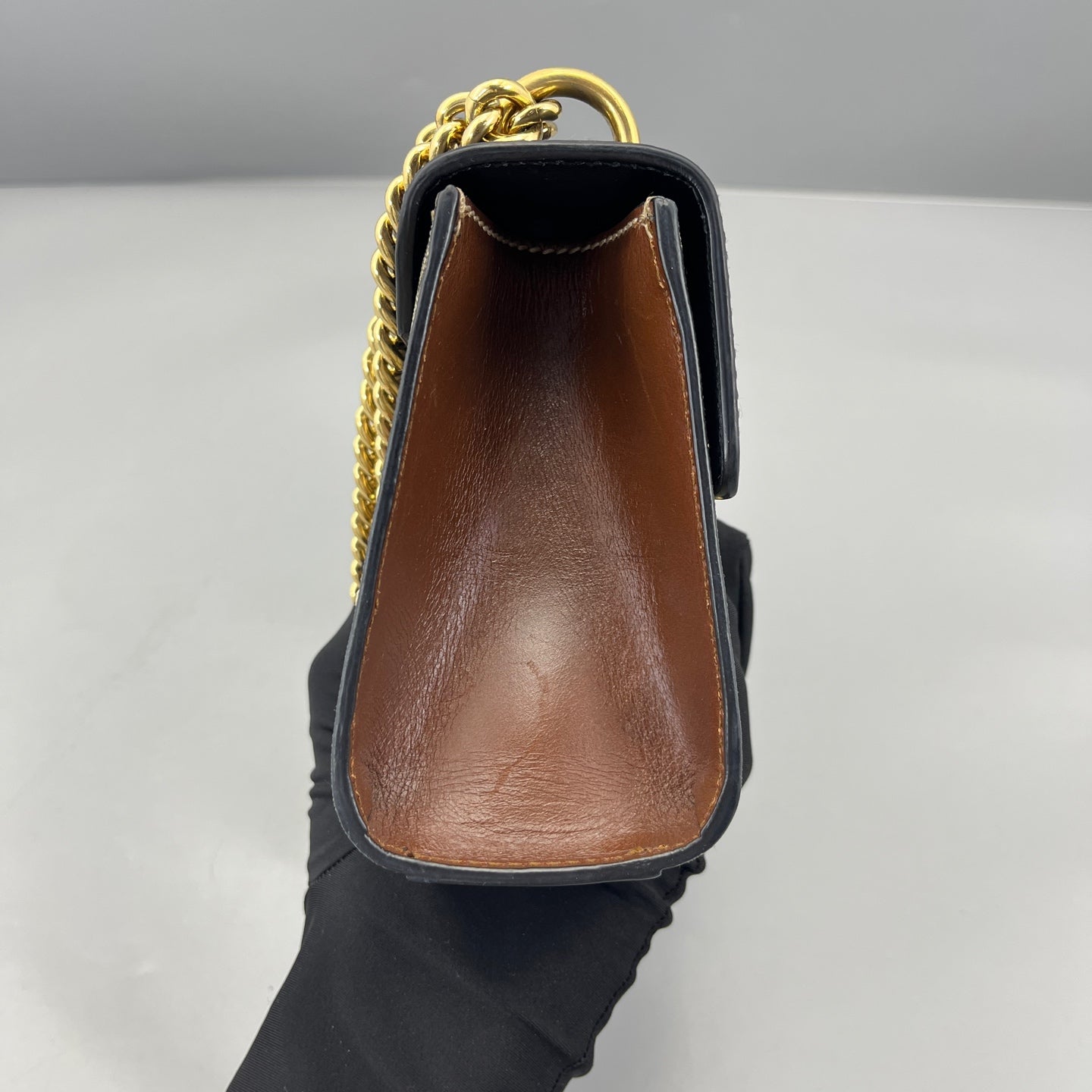 Gucci - Padlock Small - GG Supreme Canvas with leather trim - Beige, Ebony, Black, and Brown with gold-tone hardware - (Small)