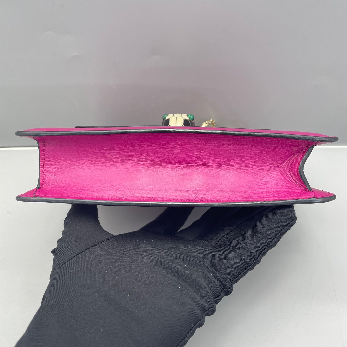 Bvlgari - Serpenti Forever Flap Cover Bag - Leather - Pink - (Small)