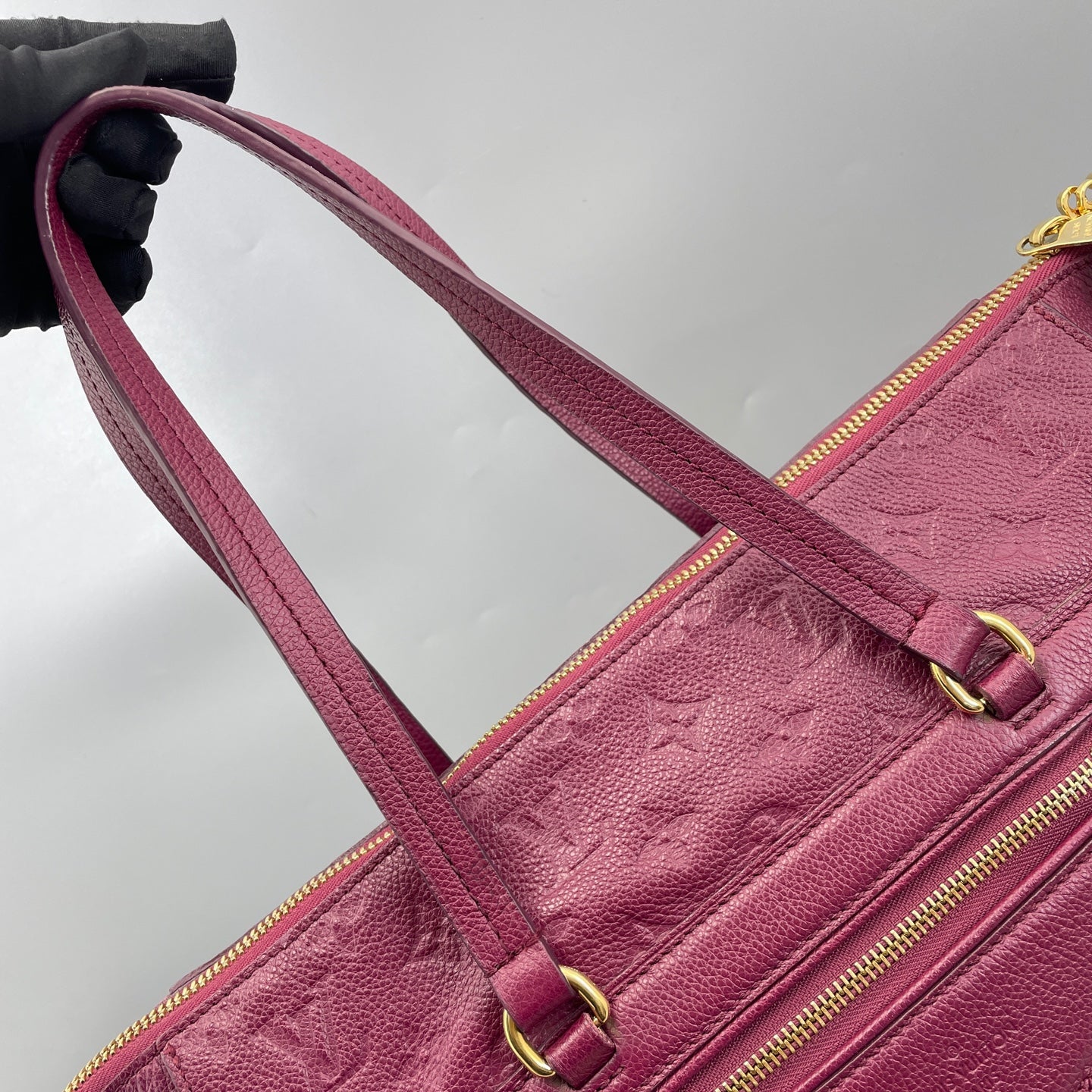 Louis Vuitton - Lumineuse - Leather - Burgundy - (Medium)