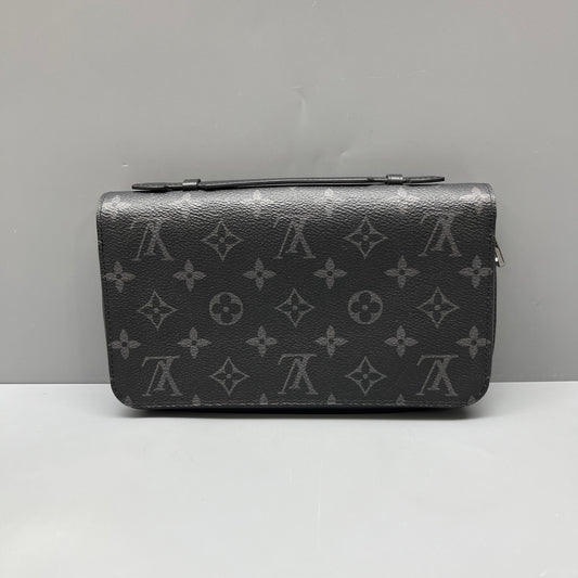 Louis Vuitton - Zippy XL Organizer Wallet - Monogram Eclipse coated canvas with leather trim and lining - Black - (Medium)