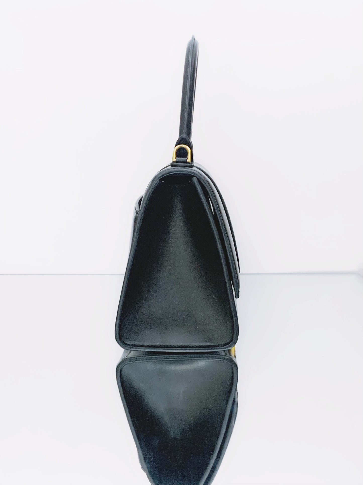 Balenciaga - Hourglass - Smooth calfskin leather - Black - (Small)