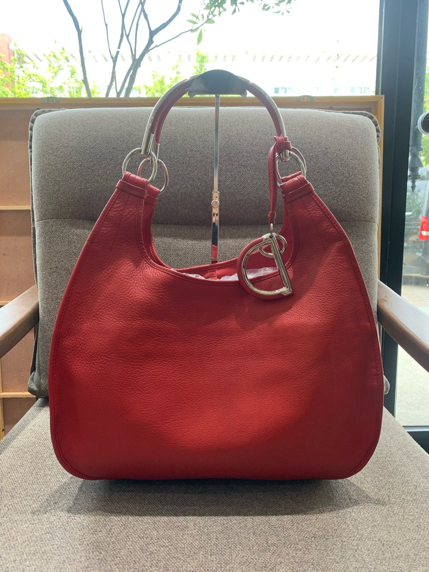 Dior - Hobo Bag - Leather - Red - (Medium)